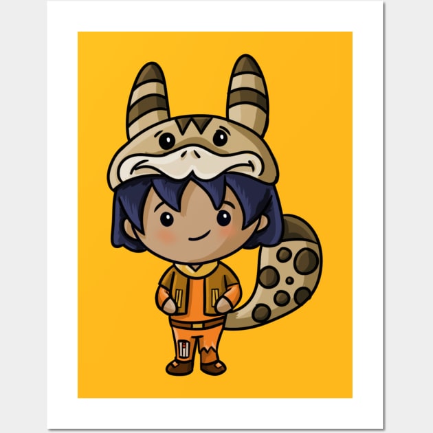 Cute Rebels: Loth-cat Kid Wall Art by SpaceMomCreations